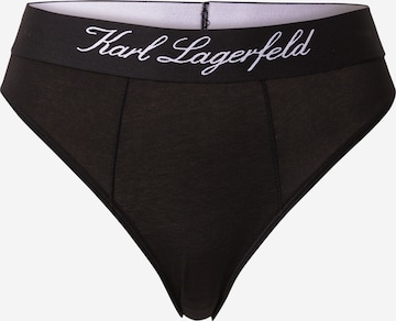 Karl Lagerfeld Kalhotky – černá: přední strana