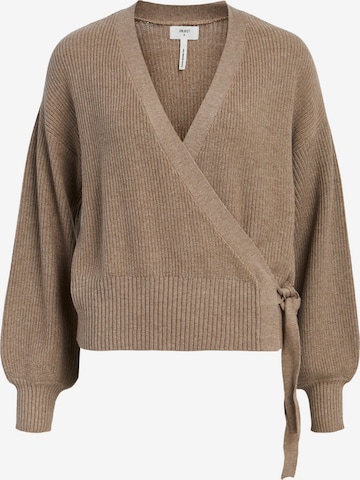 OBJECT Knit Cardigan 'Malena' in Brown: front