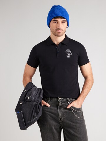 T-Shirt Karl Lagerfeld en bleu : devant