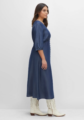 SHEEGO Shirt Dress in Blue