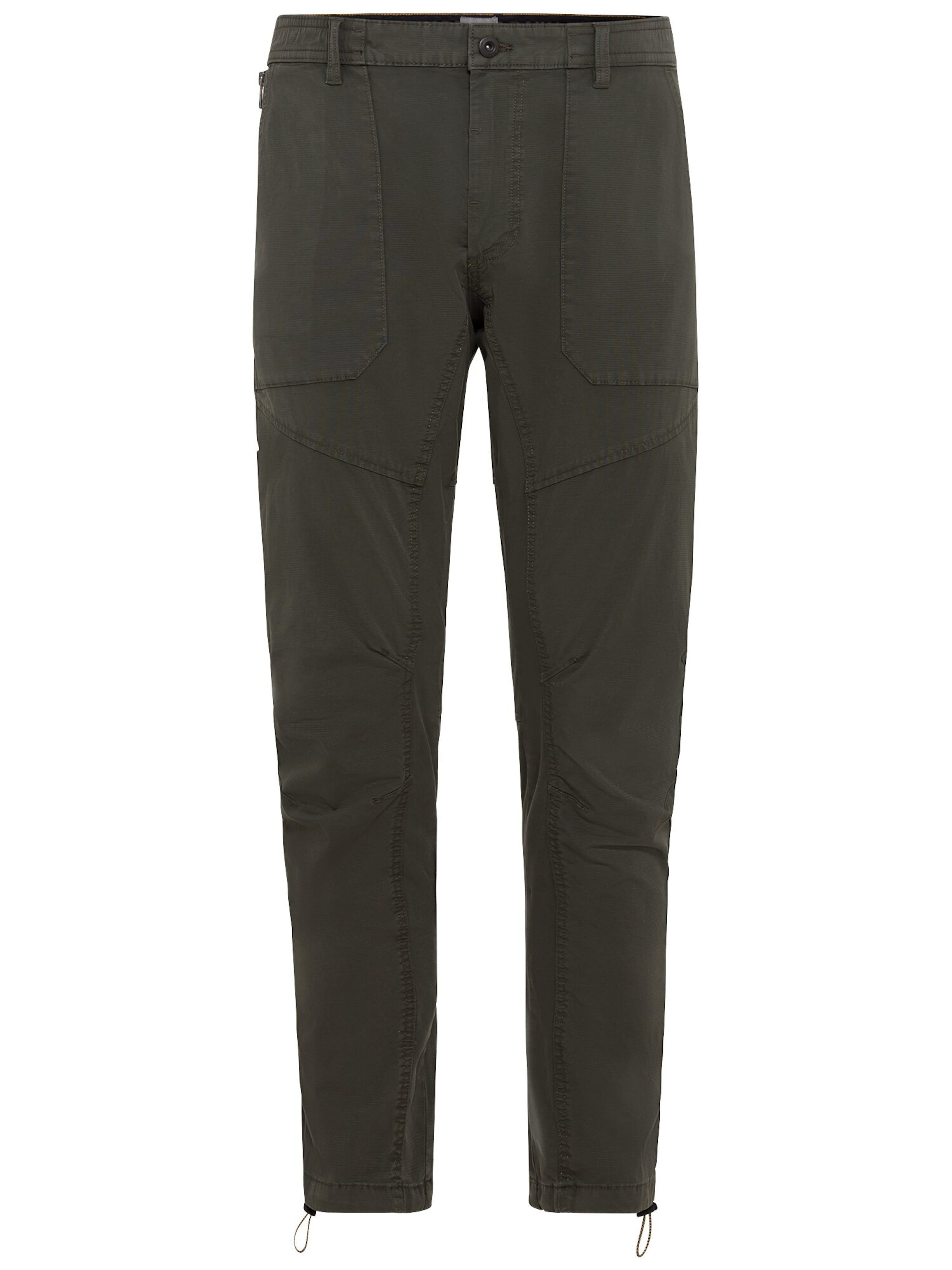 CAMEL ACTIVE Tapered Chinohose in Grün: Vorderseite