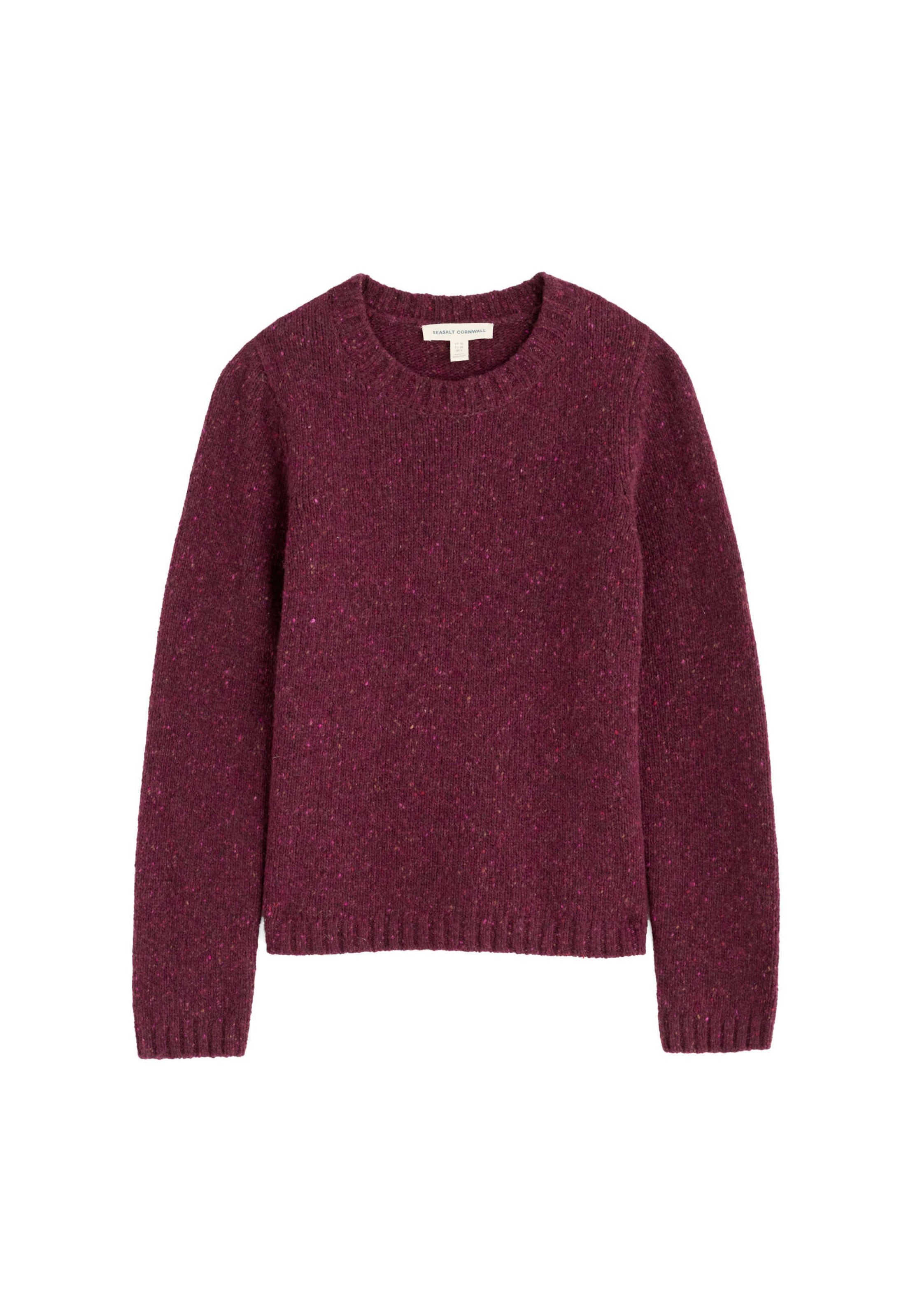 Seasalt Cornwall Trui ' Dawson Pick ' in Lila: voorkant