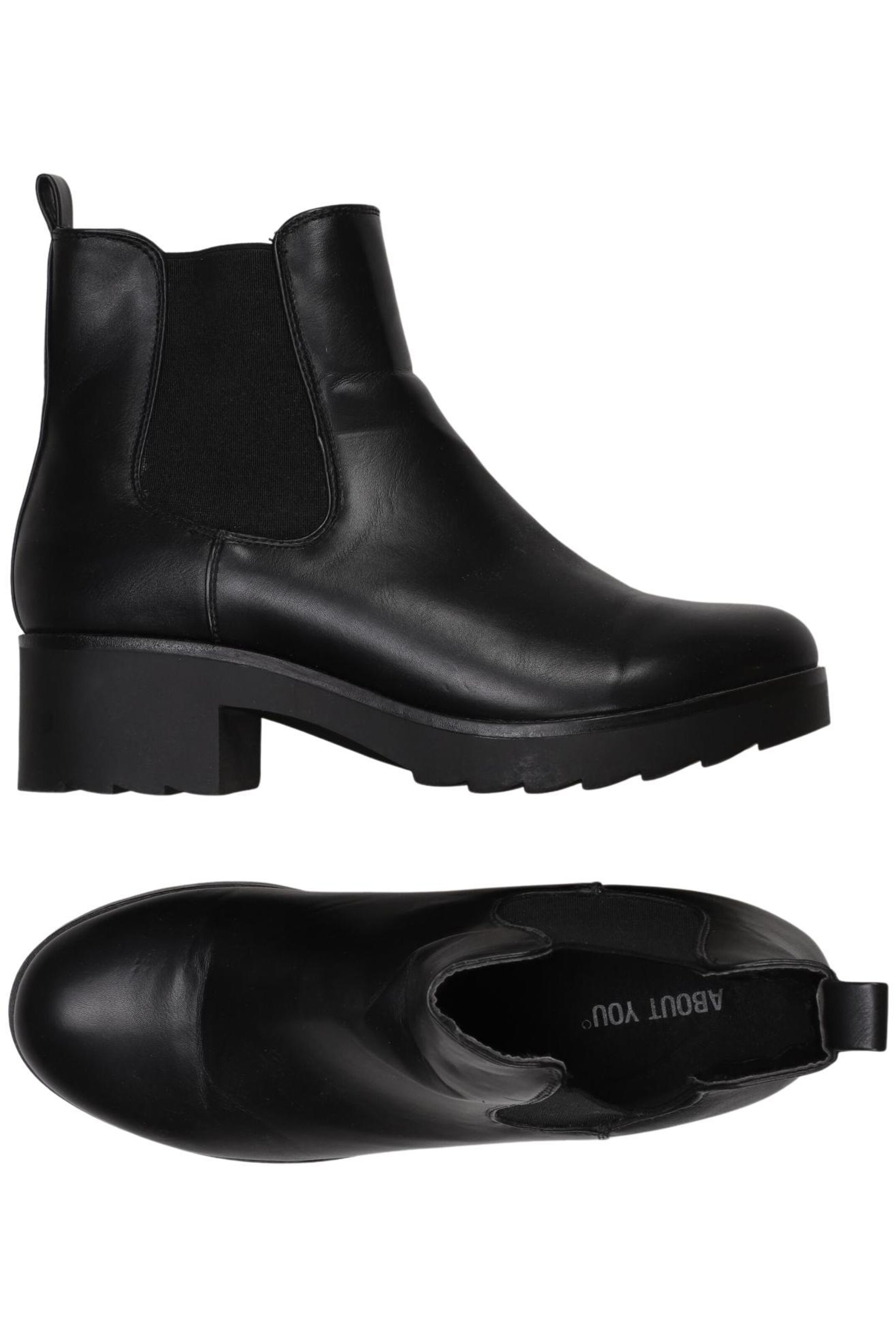 ABOUT YOU Dress Boots in 39 in Black: front