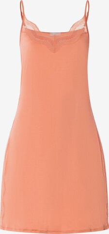 Déshabillé ' Ciri ' Hanro en orange : devant
