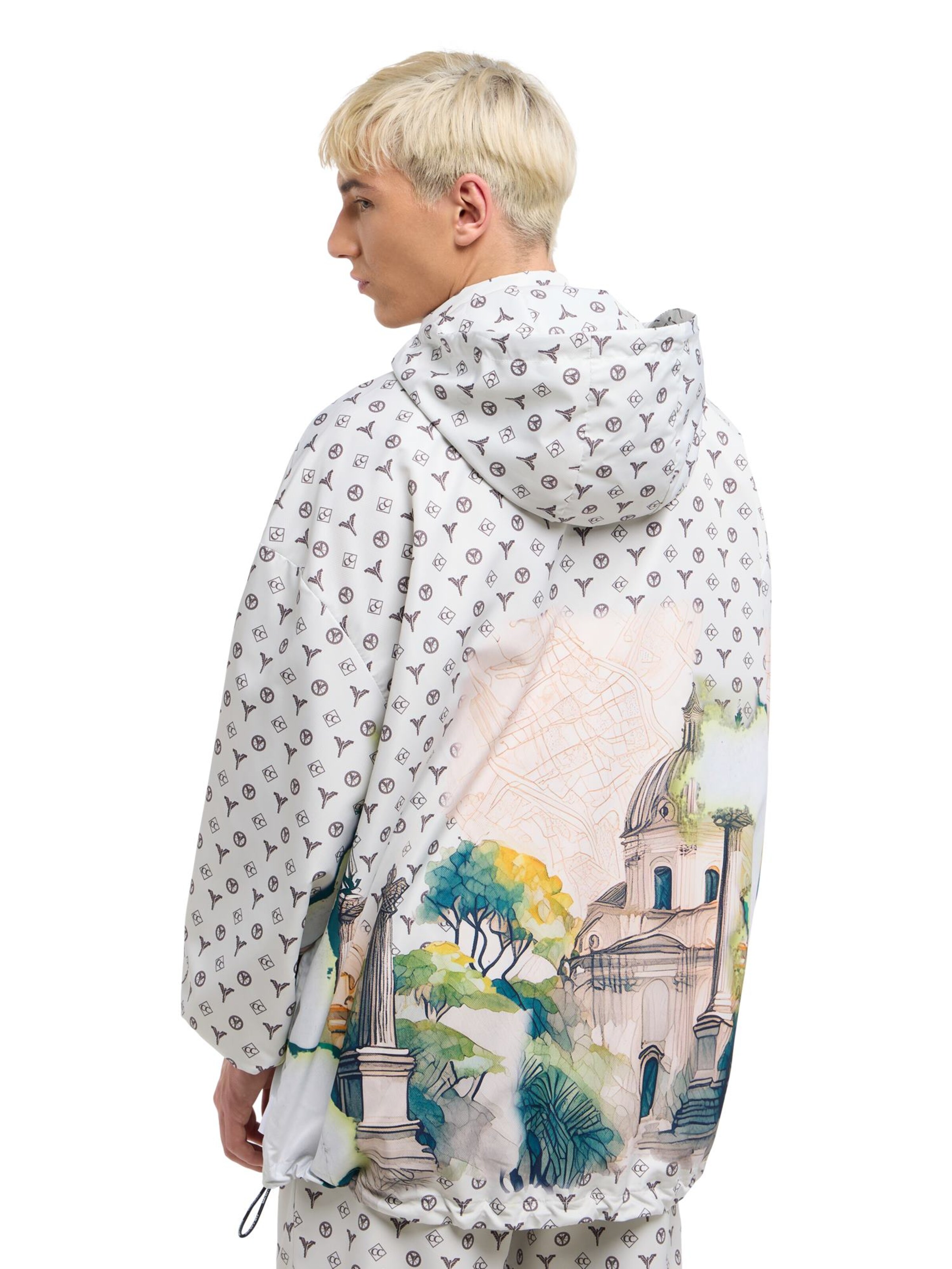Pull-over 'Erdini' Carlo Colucci en blanc