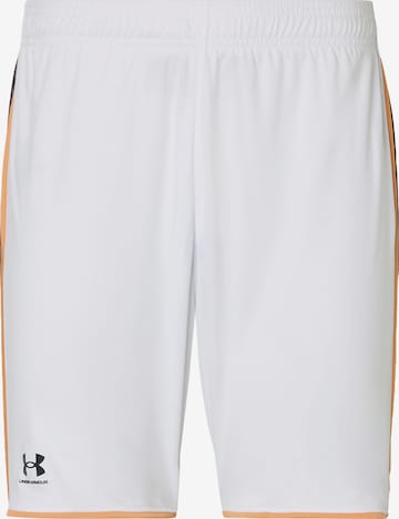 balta UNDER ARMOUR Standartinis Sportinės kelnės 'Challenger': priekis