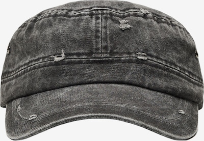 Bershka Lippalakki värissä musta denim, Tuotenäkymä