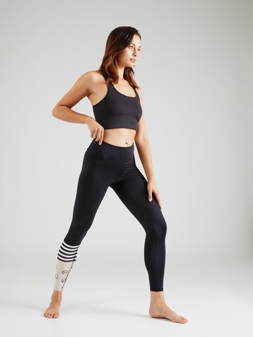 Hey Honey Skinny Workout Pants 'Lucky Clay' in Black