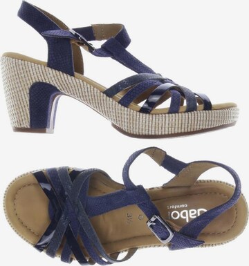 GABOR Sandals & High-Heeled Sandals in 36 in Blue: front