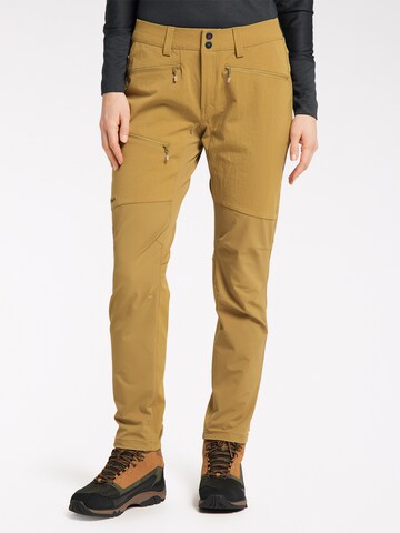Haglöfs Regular Outdoor Pants 'Rugged Flex' in Brown: front