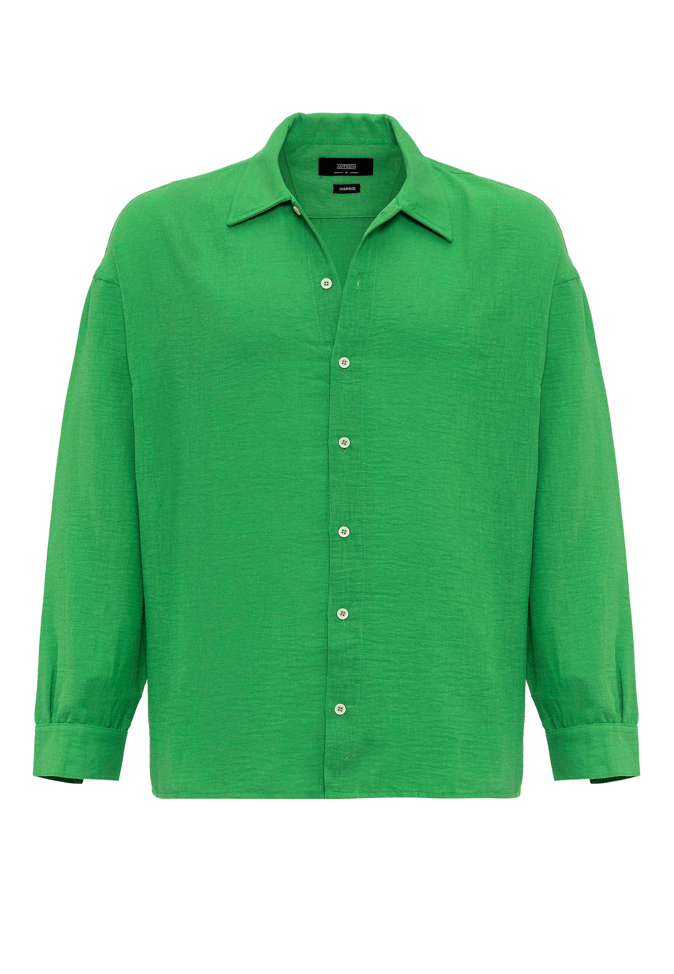 Antioch Comfort fit Srajca | zelena barva: sprednja stran