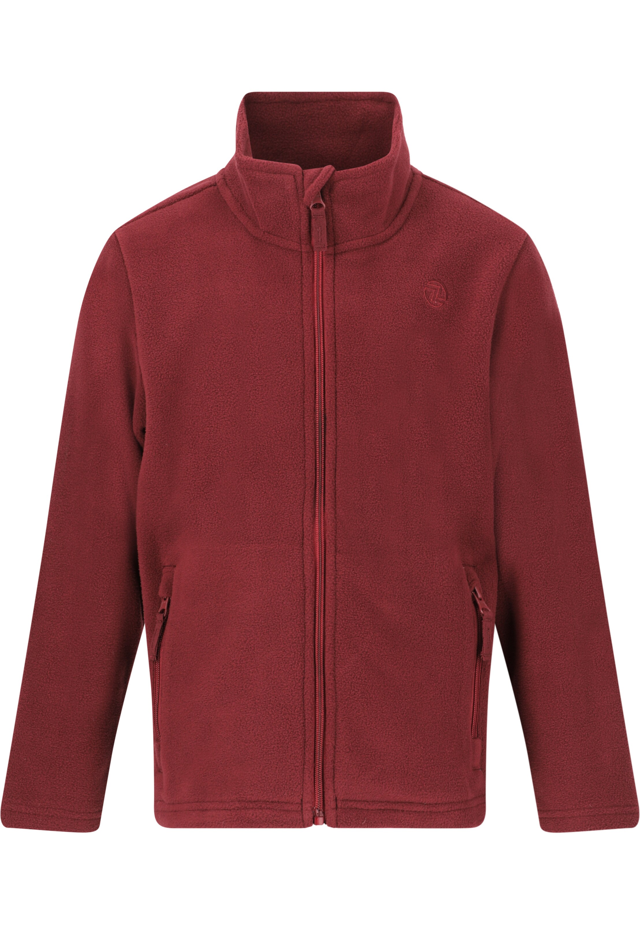 ZigZag Athletic fleece jacket 'Zap' in Red: front