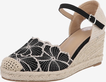 Ital-Design Pumps in Schwarz: Vorderseite