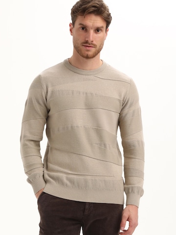 Gabbiano Sweater in Grey: front