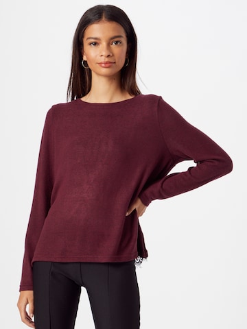 Pull-over 'Mayea' ONLY en rouge : devant