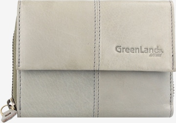 Portamonete di Greenland Nature in beige: frontale
