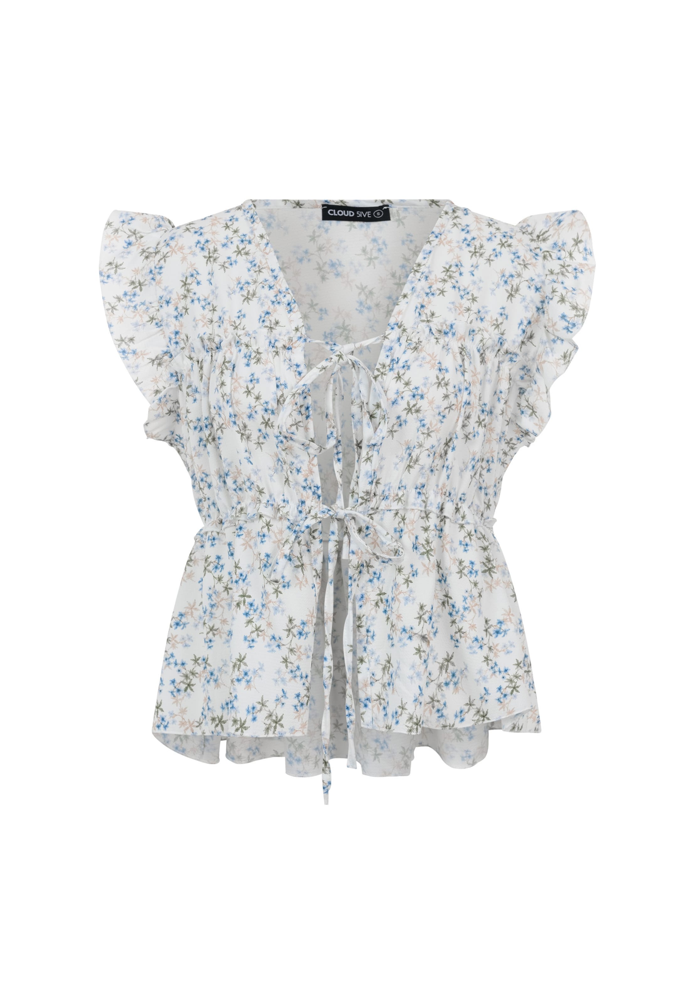 Camicia da donna di Cloud5ive in bianco: frontale