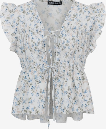 Camicia da donna di Cloud5ive in bianco: frontale