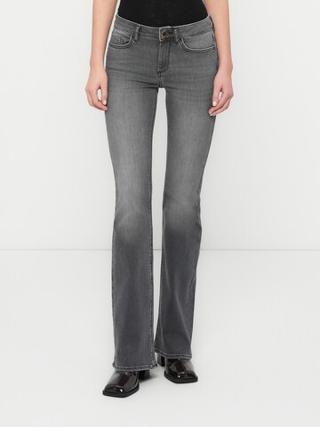 ONLY Flared Jeans 'ONLBLUSH' in Grau: Vorderseite