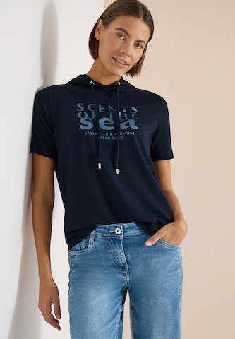 T-shirt CECIL en bleu : devant