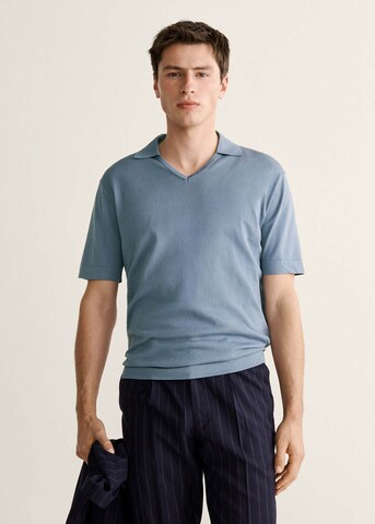 MANGO MAN Pullover 'Sun' in Blau: Vorderseite