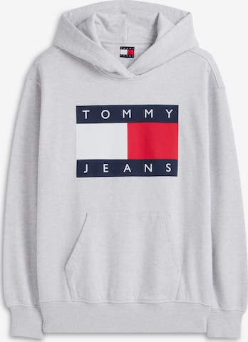 Tommy JeansSweater majica - siva boja: prednji dio