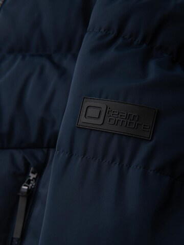 Ombre Winterjas 'OM-JAHP-0304' in Blauw