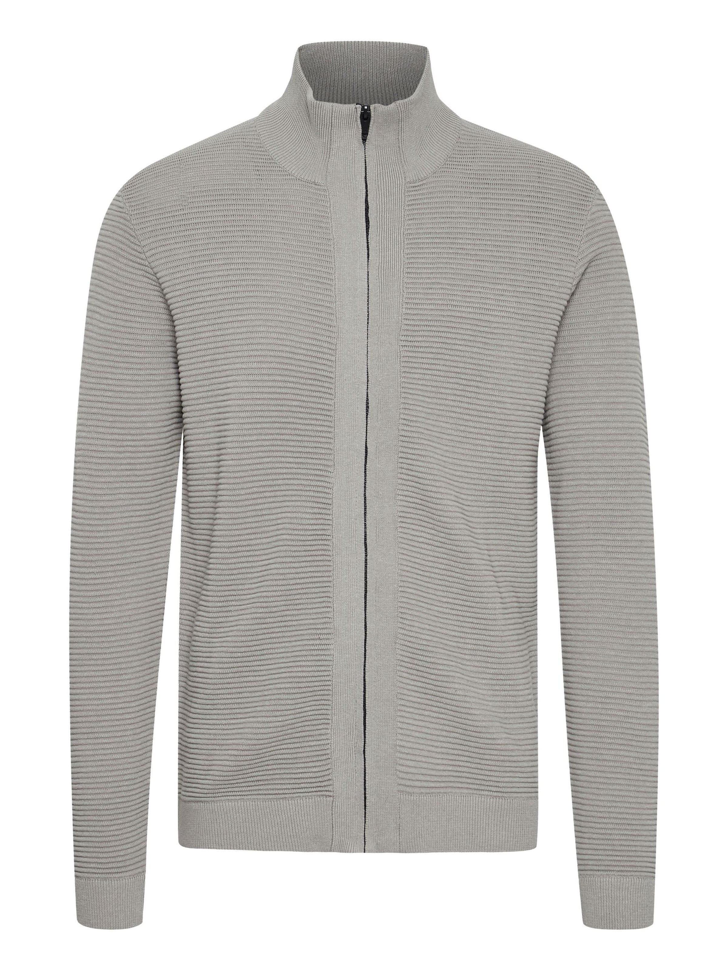 Vestes en maille 'Valencia' !Solid en gris : devant