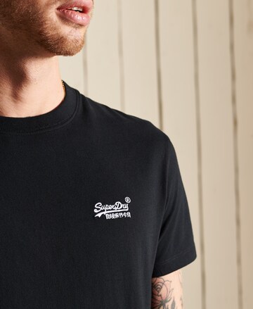 Superdry Shirt in Zwart