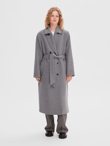 SELECTED FEMME Between-Seasons Coat 'Milo' in Grey