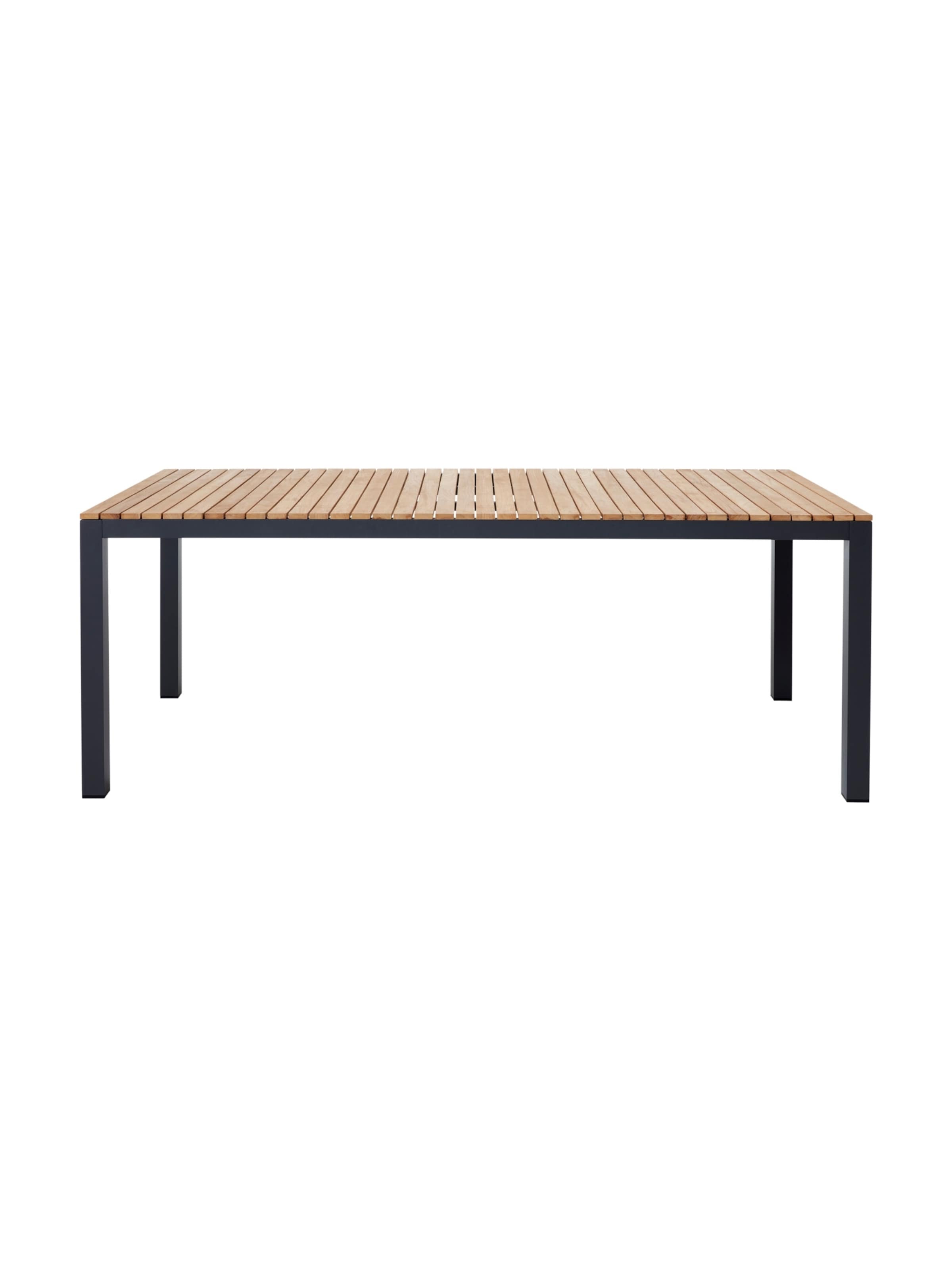 cinas Gartentisch 'Mood' in braun / anthrazit, Produktansicht