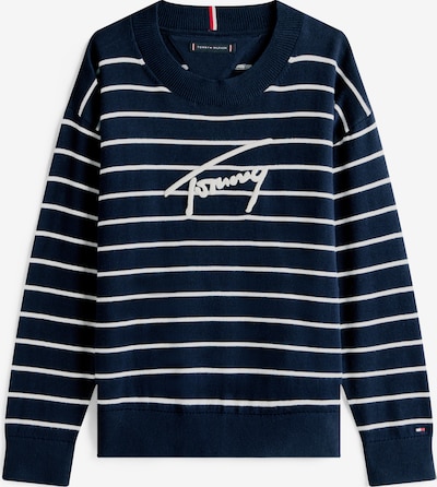 Megztinis iš TOMMY HILFIGER, spalva – tamsiai mėlyna / balta, Prekių apžvalga