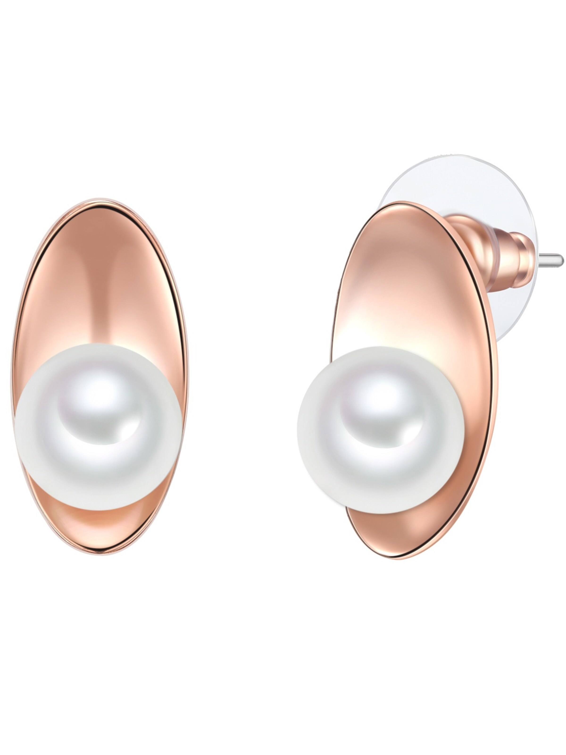 Boucles d'oreilles Lulu & Jane en or : devant