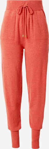 Twinset Tapered Pants in Red: front