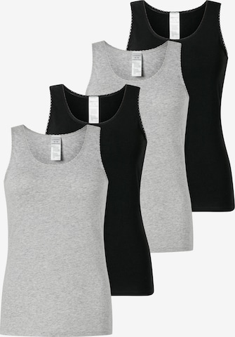 SCHIESSER Unterhemd ' Modern Multipacks ' in Grau: Vorderseite