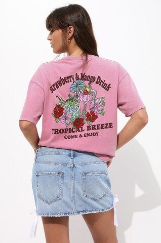 Pull&Bear Tričko – pink