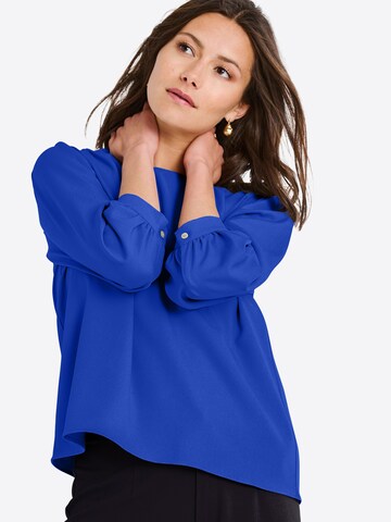 Jascha Stockholm Bluse 'Poppy' i blå: forside