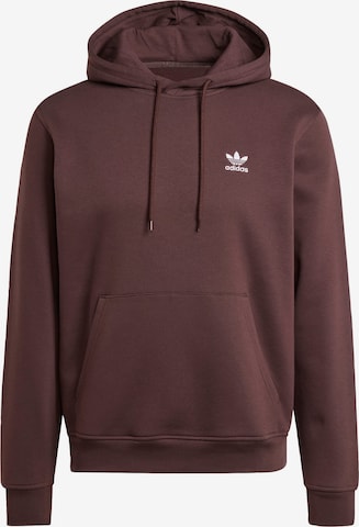 Sweat-shirt 'Essentials' ADIDAS ORIGINALS en marron : devant
