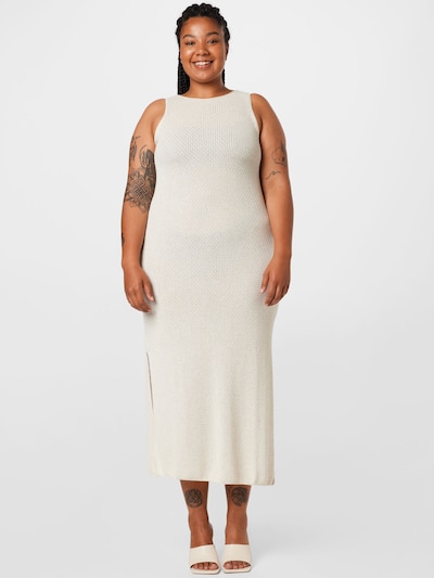 NU-IN Plus Úpletové šaty - offwhite, Model/ka