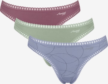 SLOGGI Thong 'GO Crush' in Mixed colors: front