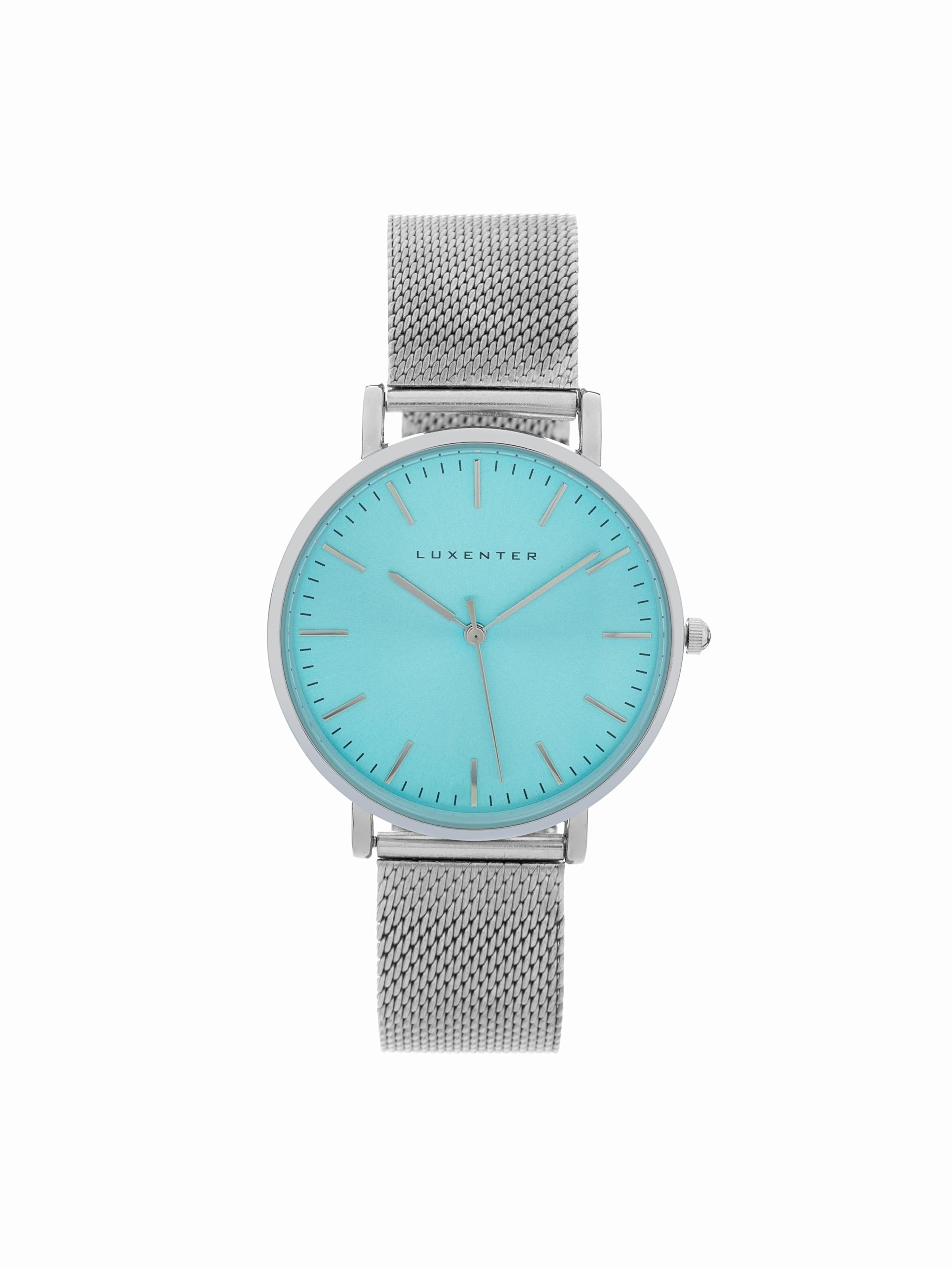 Luxenter - Reloj analógico 'Uzrai' en azul: frente