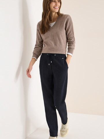 CECIL Slimfit Byxa 'Tracey' i blå