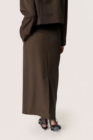 SOAKED IN LUXURY Nederdel 'Lilu' i brun