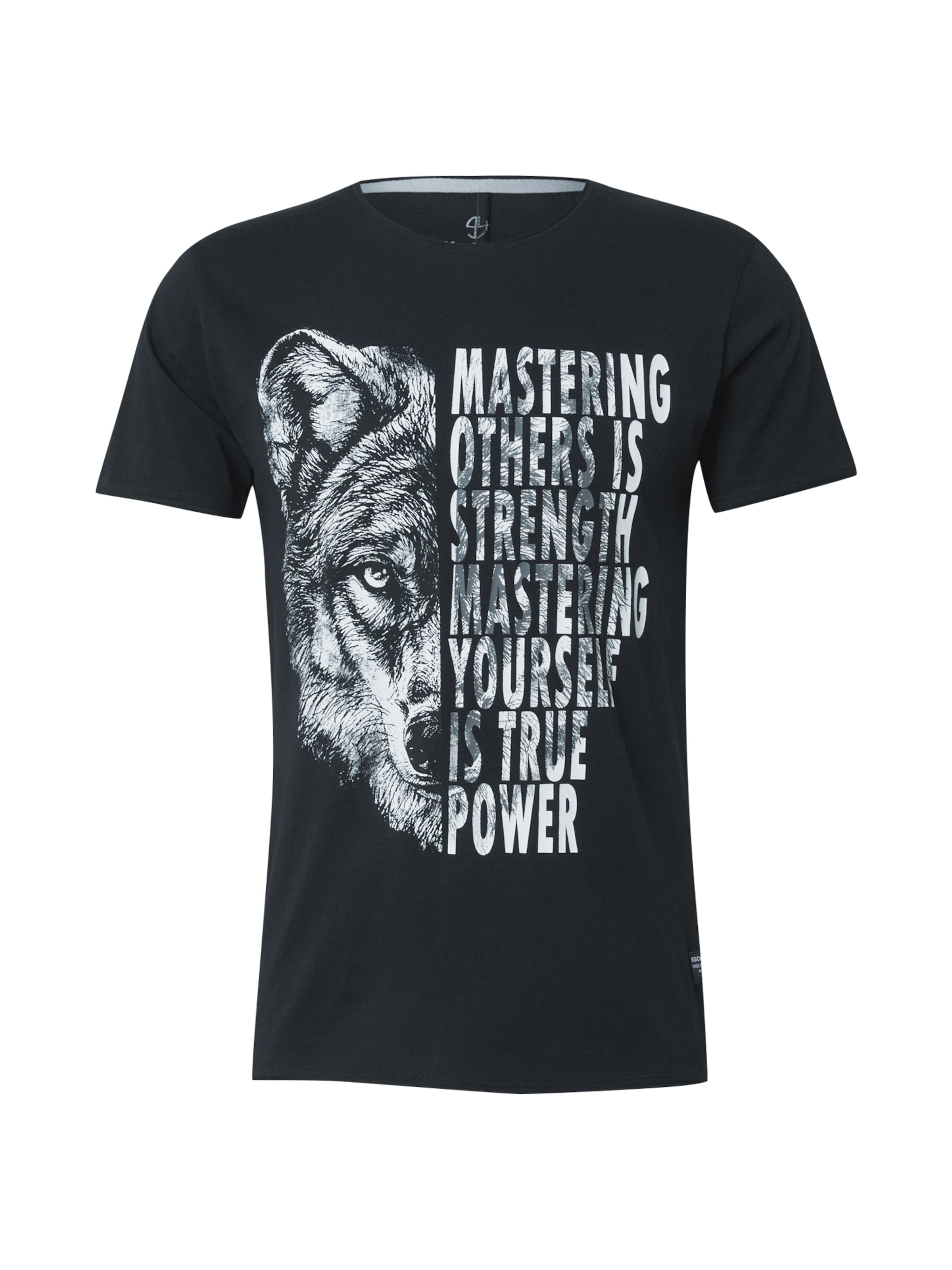 Maglietta &#x27;Mastering&#x27; di Key Largo in nero: frontale