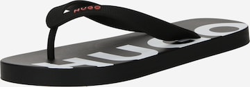 Tongs 'Arvel' HUGO Red en noir : devant