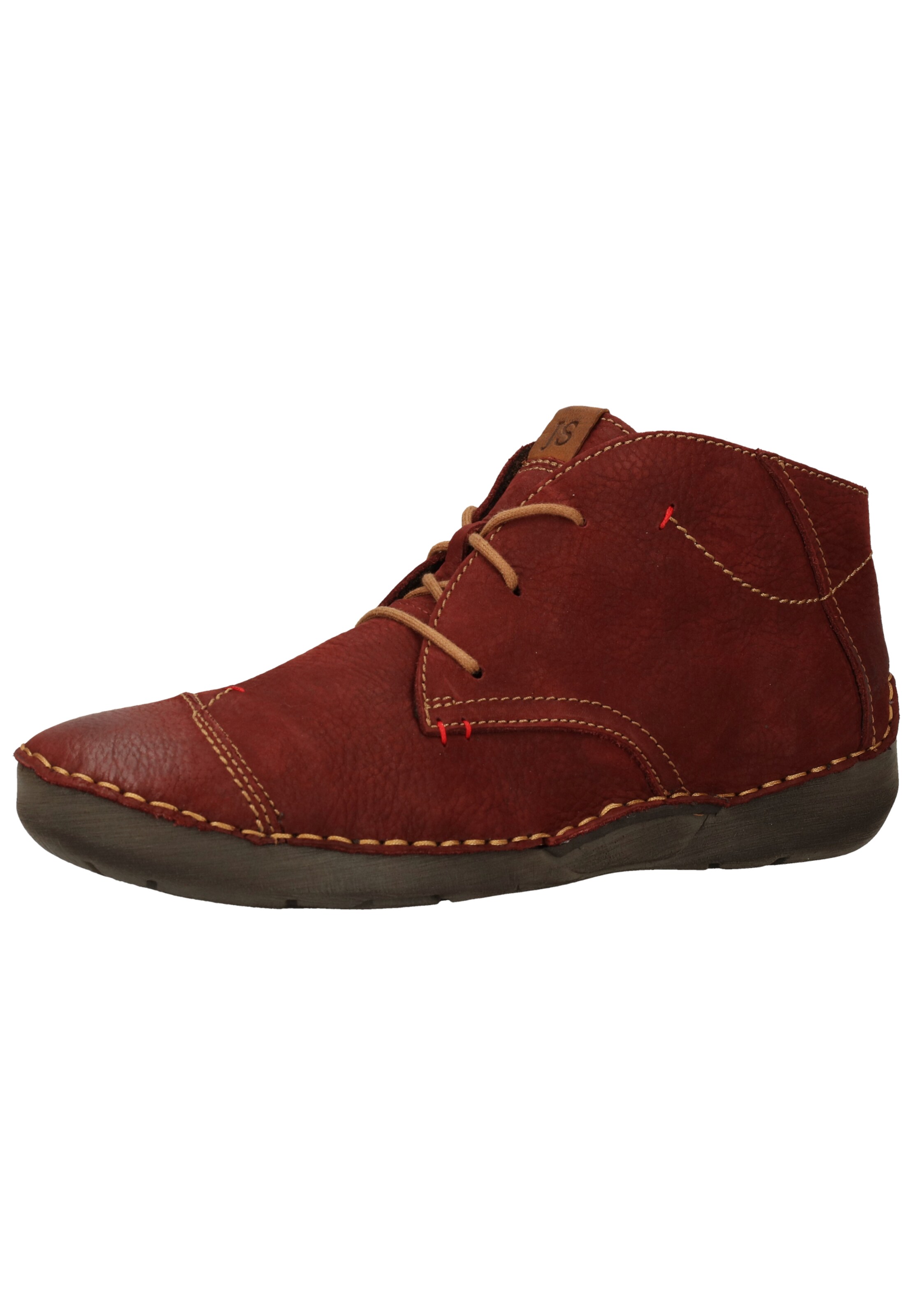 JOSEF SEIBEL Bottines à lacets 'Fergey' en bordeaux, Vue avec produit