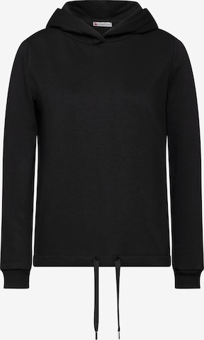 STREET ONE Sweatshirt in Black: front