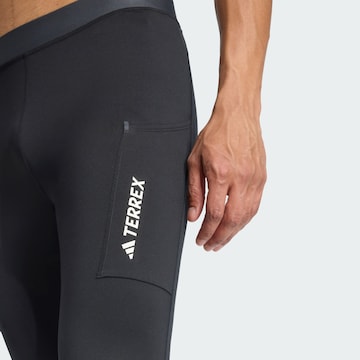 Skinny Pantalon de sport 'Xperior' ADIDAS TERREX en noir