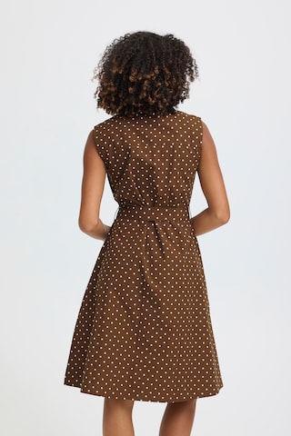 ICHI Dress 'IHFanty' in Brown