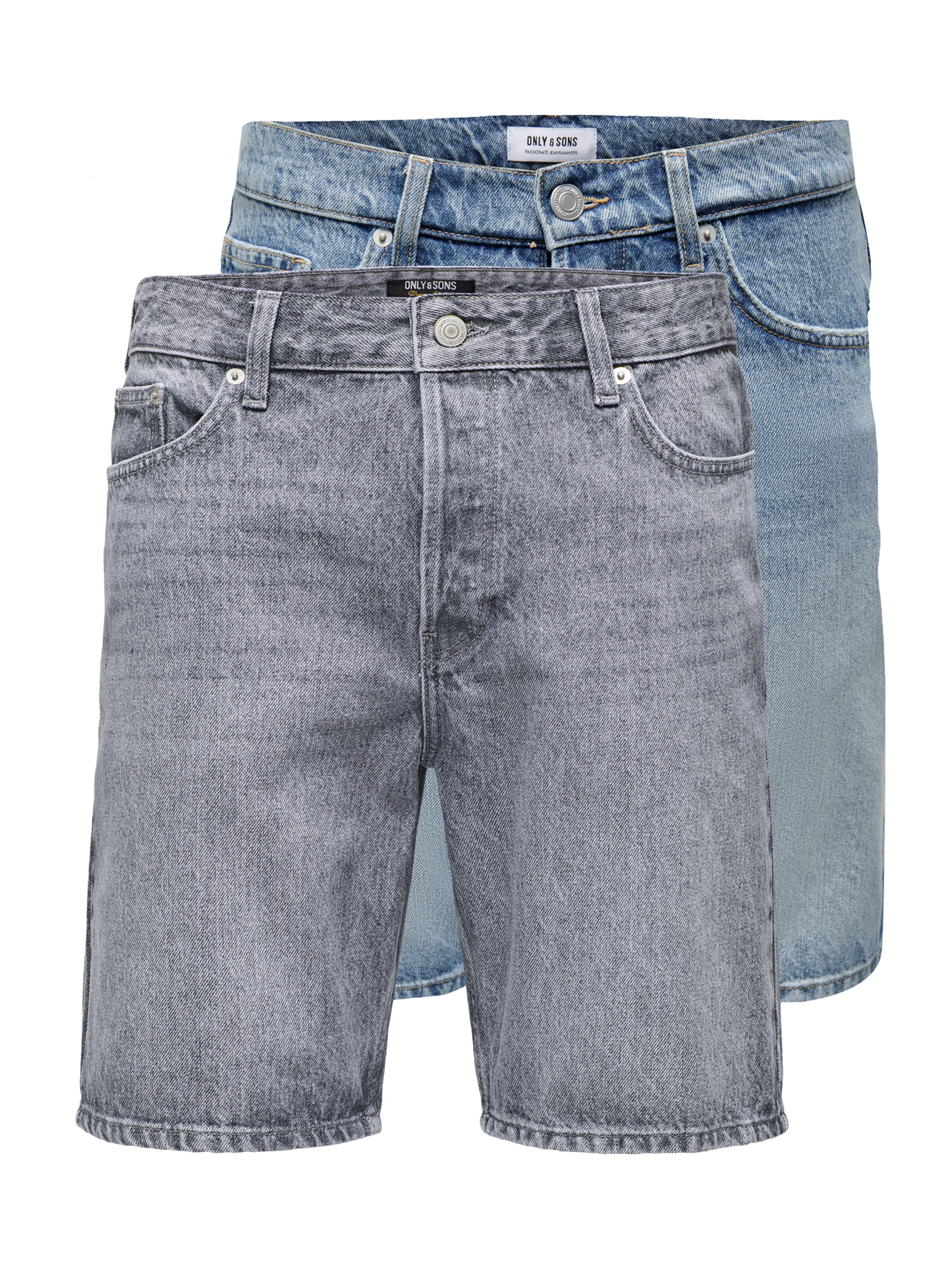 Only & Sons Calças de ganga 'ONSEDGE' em azul ganga / cinzento denim, Vista do artigo